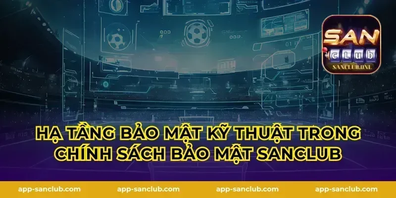 Hạ tầng bảo mật kỹ thuật trong chính sách bảo mật Sanclub